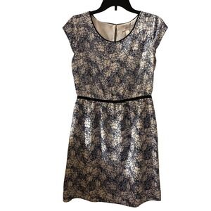 Ann Taylor Loft Women's Dress 4 Sleeveless Floral Print
